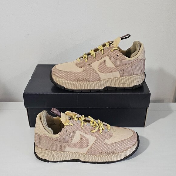 Nike Air Force 1 Wild -Sesame/Baroque Brown/Khaki - Women's Size 6.5 -FB2348-201 - Picture 7 of 7